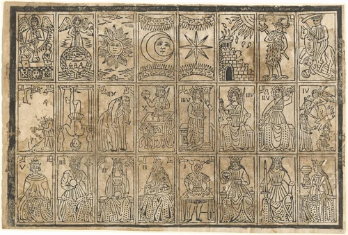 Playing Cards by Italian 15th Century, print, 1400-1499