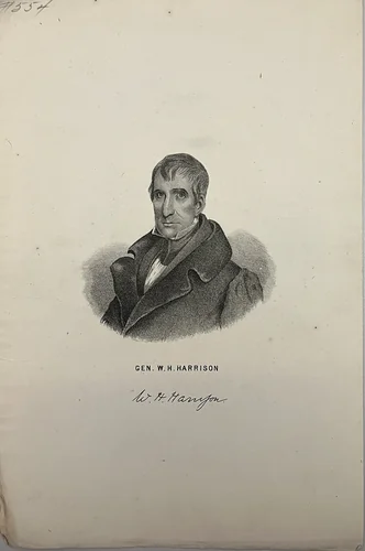 General W.H. Harrison by Artist Unknown, other, 1800-1899
