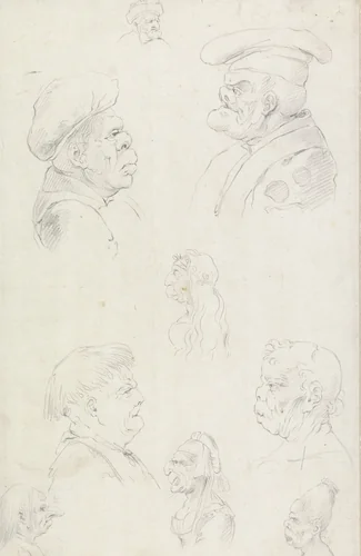 Karikaturen by anonymous, drawing, 1800-1900