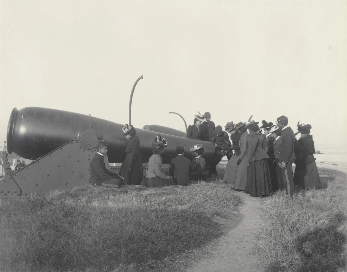 History. A class at Fort Monroe by Frances Benjamin Johnston, photograph, 1899