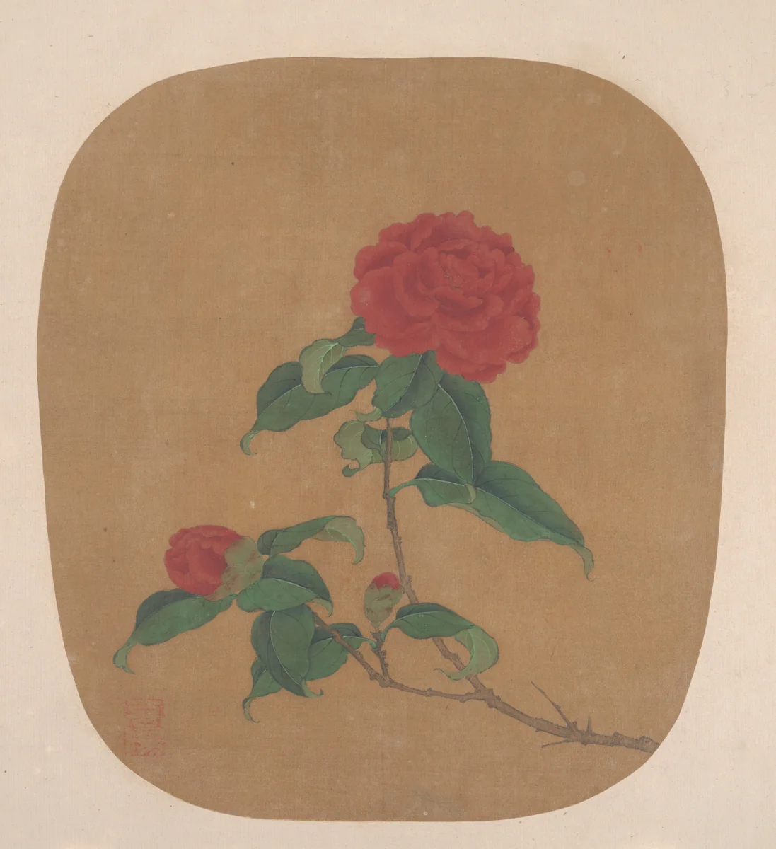 Camellia Flowers by Unidentified Artist, painting, 1368-1911
