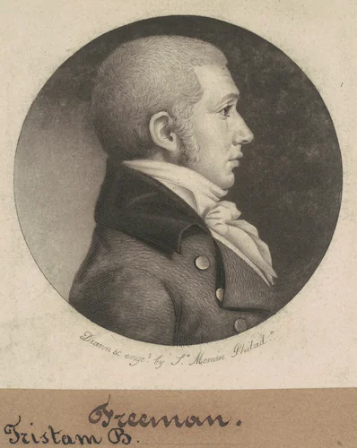 Freeman by Charles B. J. Févret de Saint-Mémin, print, 1802