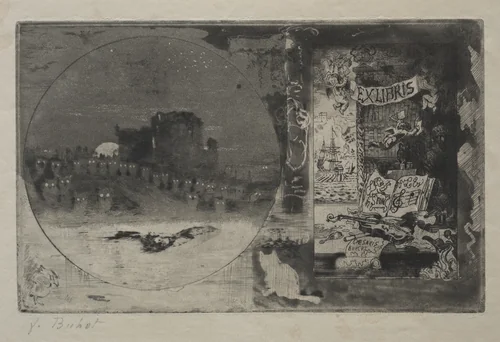 The Castle of the Owls by Félix Hilaire Buhot, print, 1887