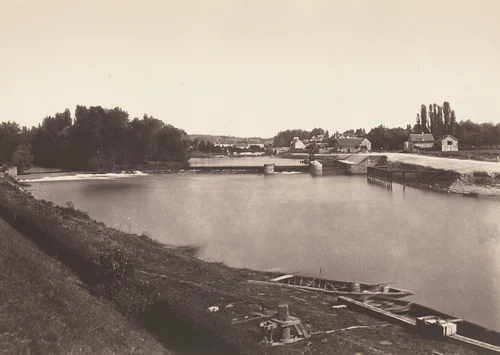 L' Isle Adam by Édouard-Denis Baldus, photograph, 1855