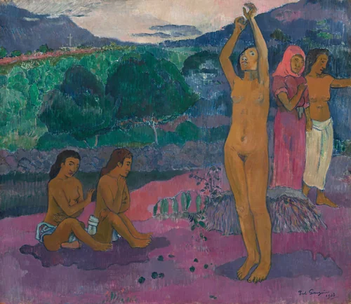 The Invocation by Paul Gauguin, painting, 1903