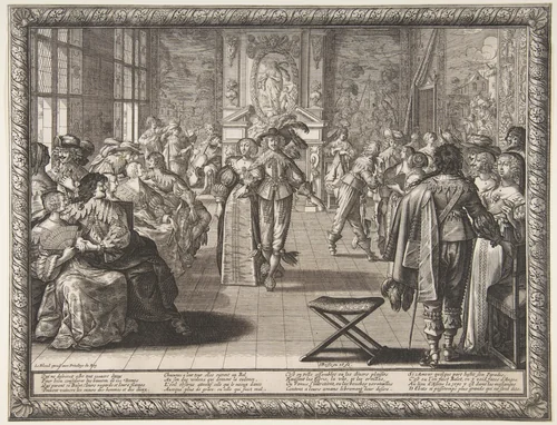 The Ball by Abraham Bosse, print, 1629-1639
