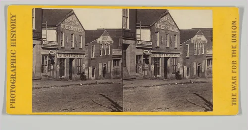The Slave Market, Atlanta, Georgia by George N. Barnard, photograph, 1864