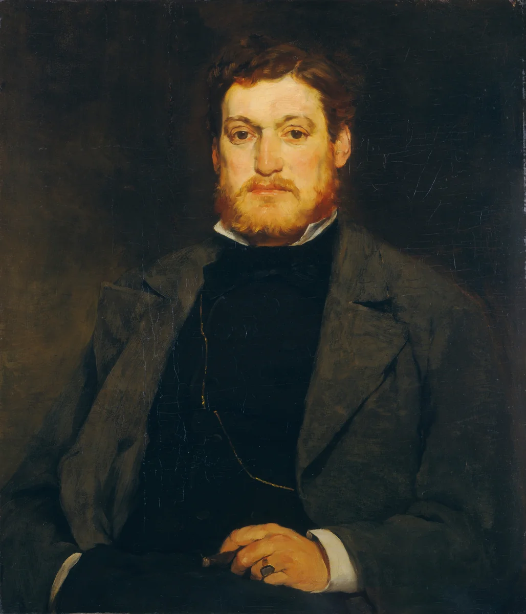 William Gedney Bunce by Frank Duveneck, painting, 1877-1878