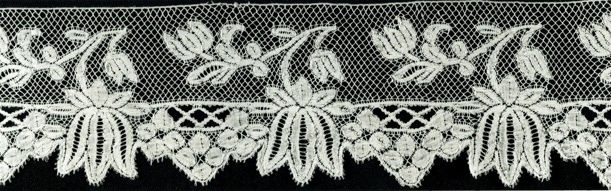 Four Borders by Belgium, textile, 1865-1885