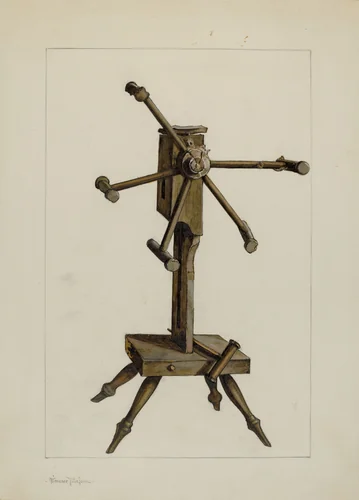 Winding Wheel by Florence Truelson, index of american design, 1937