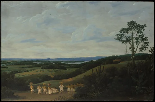 A Brazilian Landscape by Frans Post, painting, 1650