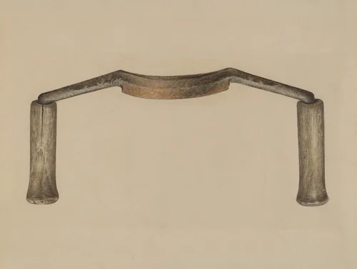 Drawknife by George C. Brown, index of american design, 1938