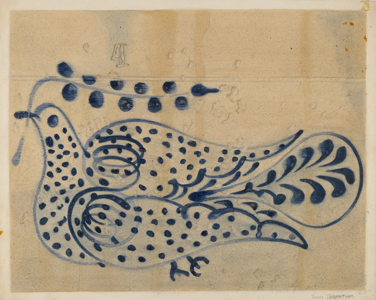 Crock by John Tarantino, index of american design, 1940