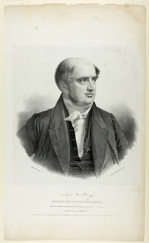 Levi Woodburn, Secretary of Treasury by Charles Fenderich, print, 1837
