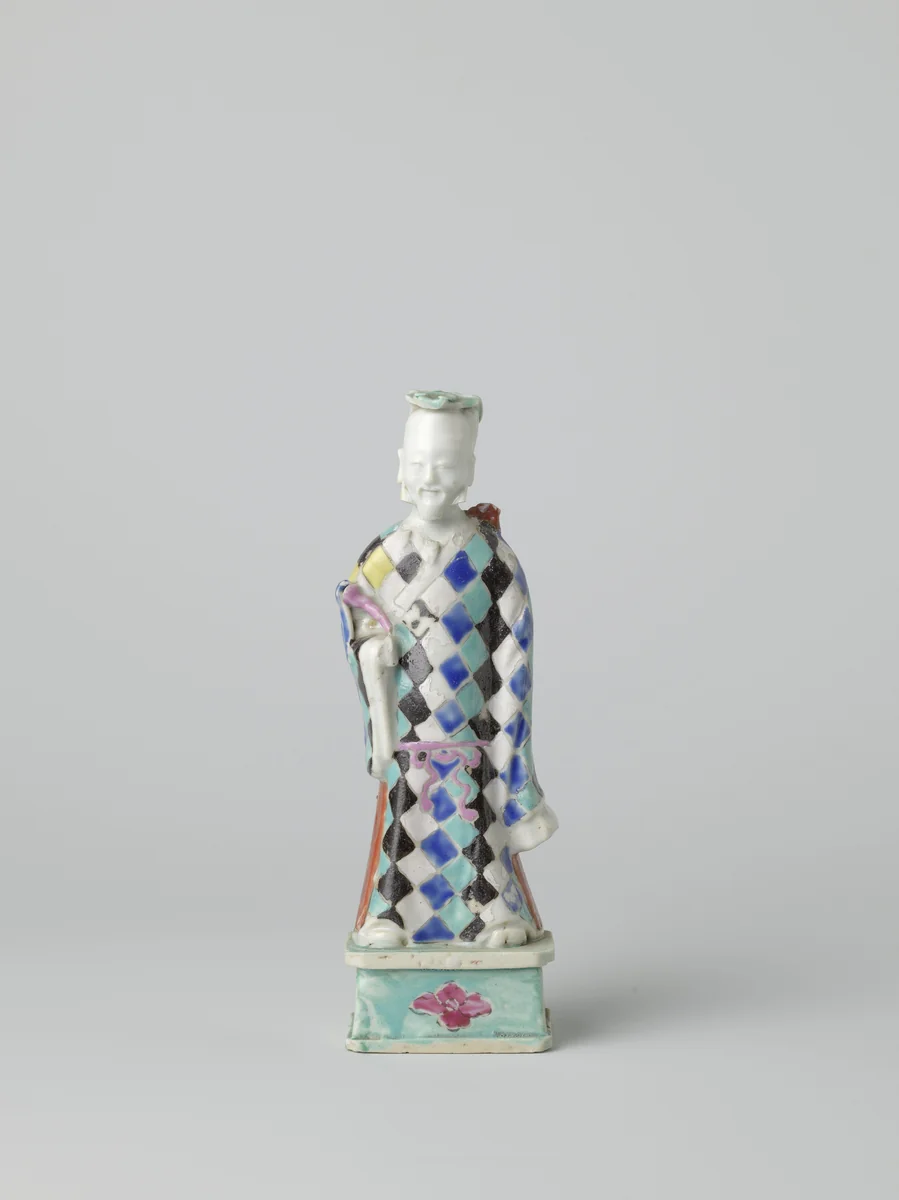 Figure of a standing man, one of the taoïst Immortals by anonymous, other, 1750-1774