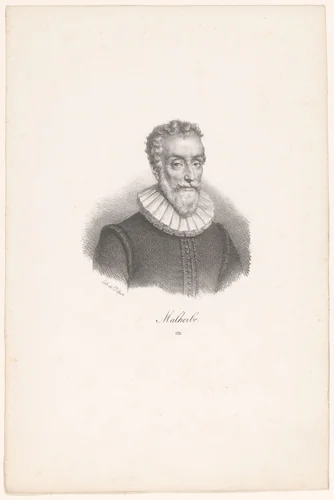 Portret van François de Malherbe by anonymous, print, 1818-1842