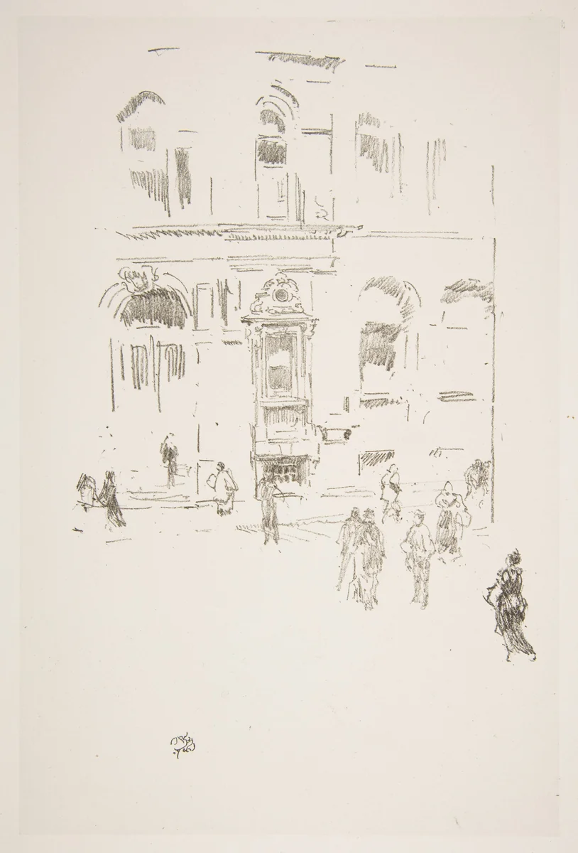 Victoria Club by James McNeill Whistler, print, 1879