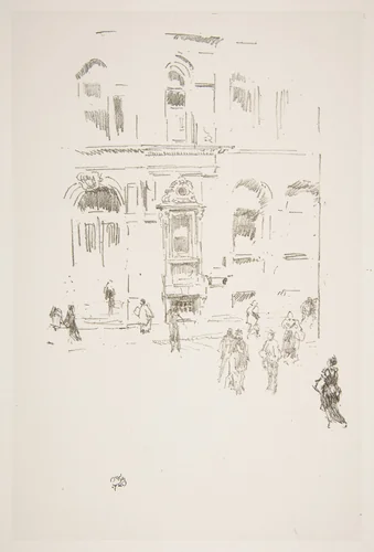 Victoria Club by James McNeill Whistler, print, 1879