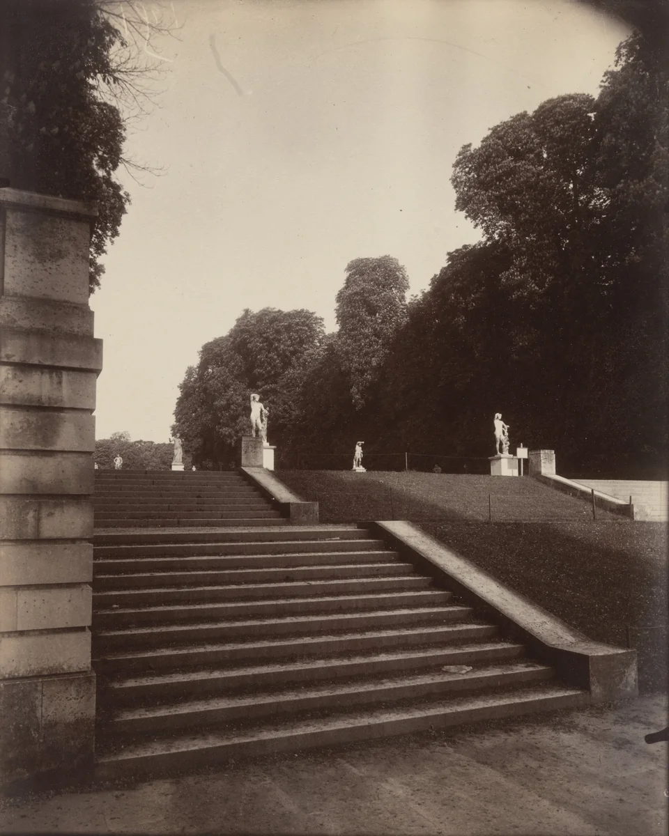 Saint-Cloud by Eugène Atget, photograph, 1924