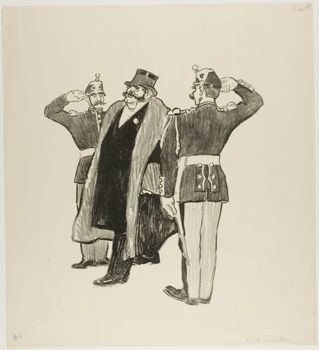 One Hundred Million by Théophile Alexandre Steinlen, print, 1894