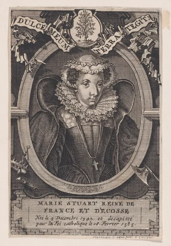 Mary, Queen of Scots by François Harrewijn, print, 1715-1764