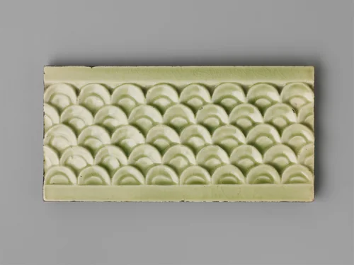 Tile by J. and J. G. Low Art Tile Works, artwork, 1879-1884