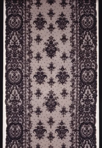 Stole by France, Calais or Lyon, textile, 1875-1900