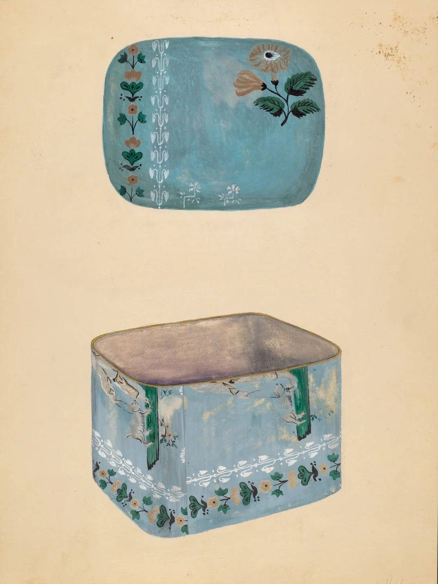 Bandbox by American 20th Century, index of american design, 1935-1942