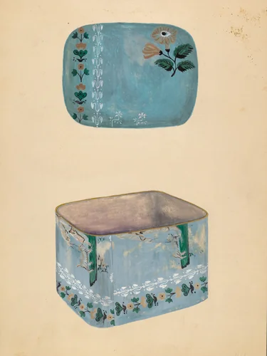 Bandbox by American 20th Century, index of american design, 1935-1942
