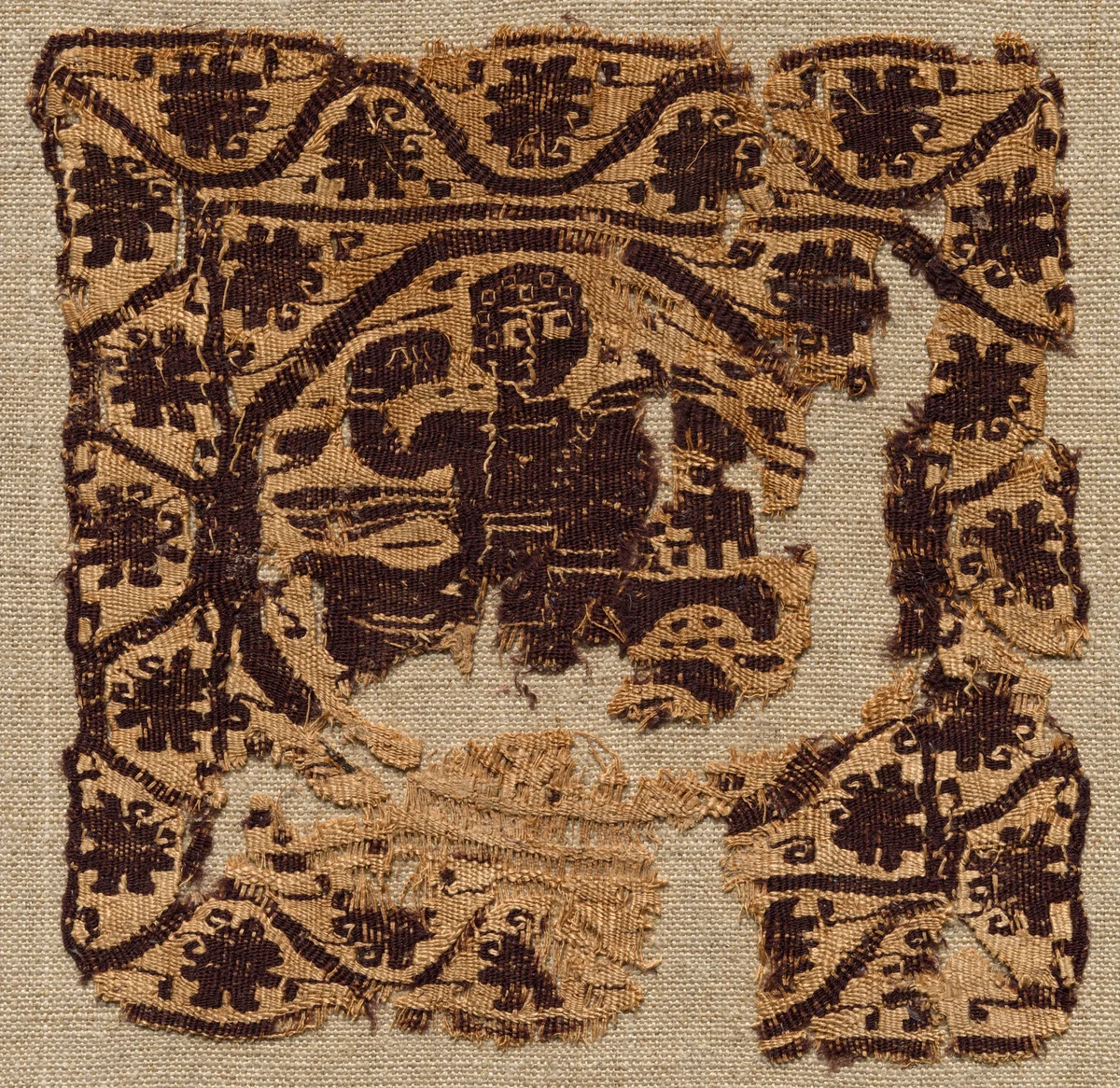Segmentum from a Tunic by Unknown, textile, 500-599