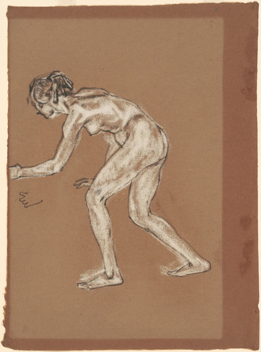 Apprehension by Arthur B. Davies, drawing, 1917-1928