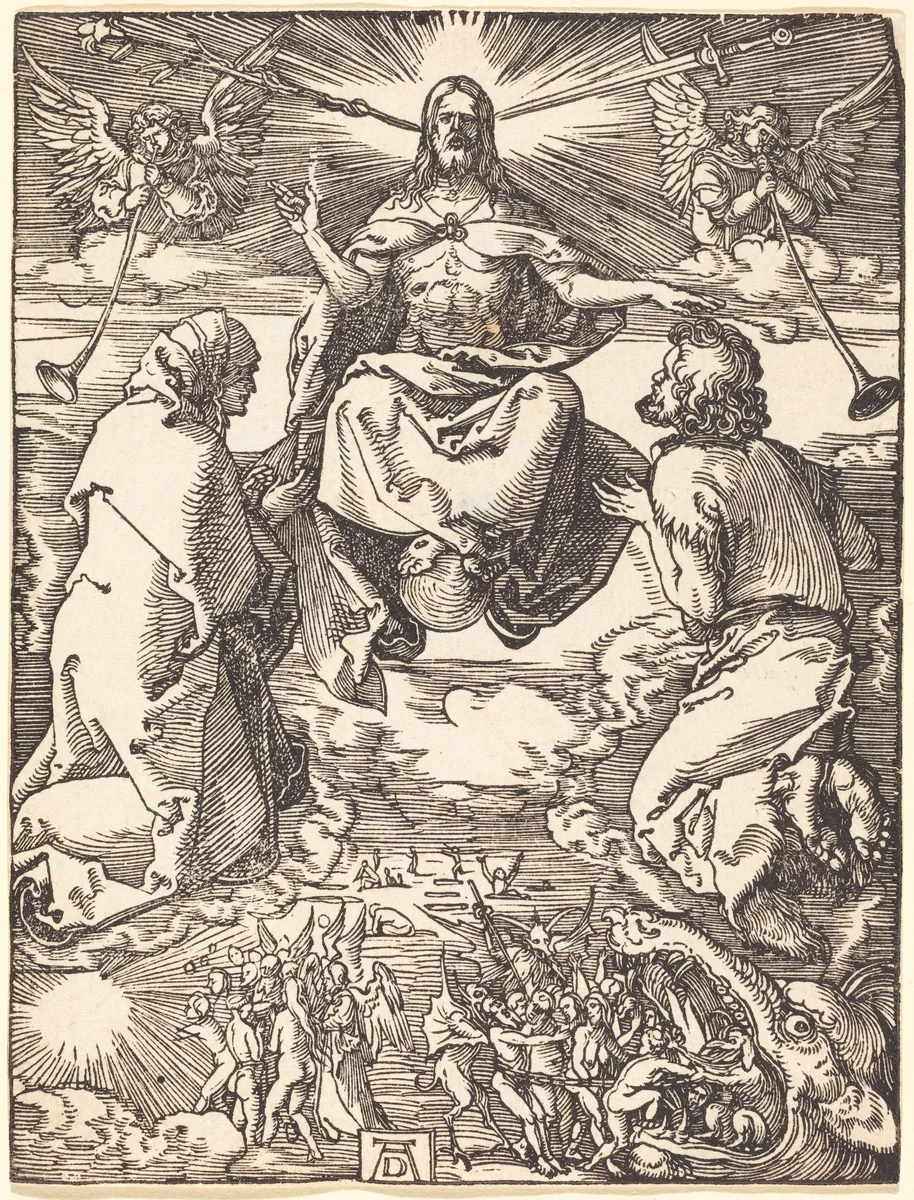 The Last Judgment by Albrecht Dürer, print, 1509-1510
