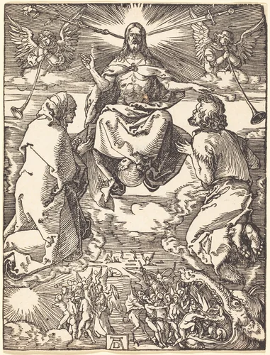 The Last Judgment by Albrecht Dürer, print, 1509-1510