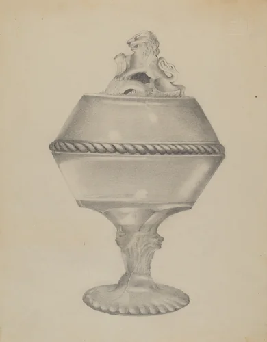 Compote by Anna Aloisi, index of american design, 1935-1942