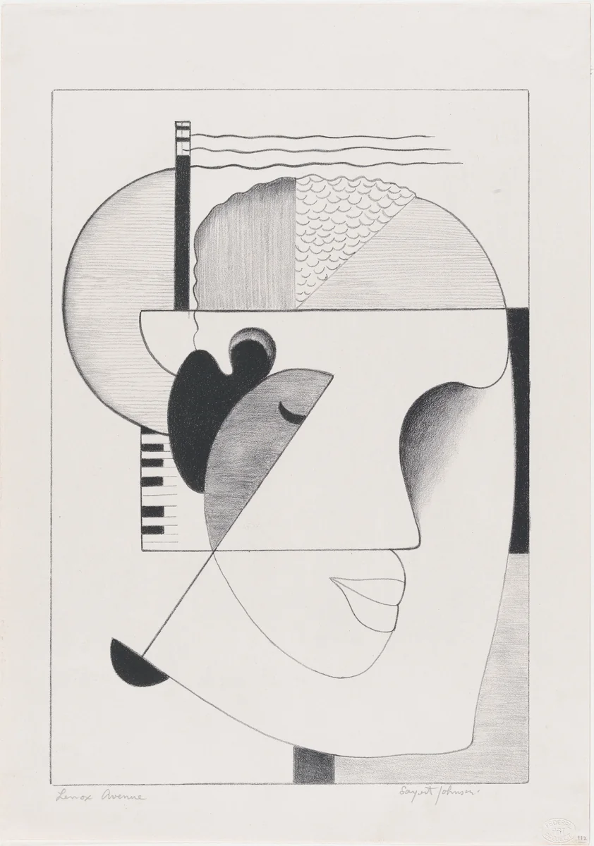 Lenox Avenue by Sargent Claude Johnson, print, 1938