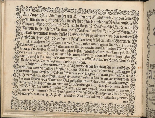 Newes Modelbuch in Kupffer (Page, 3v) by Johann Sibmacher, book, 1604