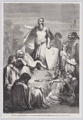 The Rivers of England, from "Illustrated London News" by Edward Armitage, print, 1856