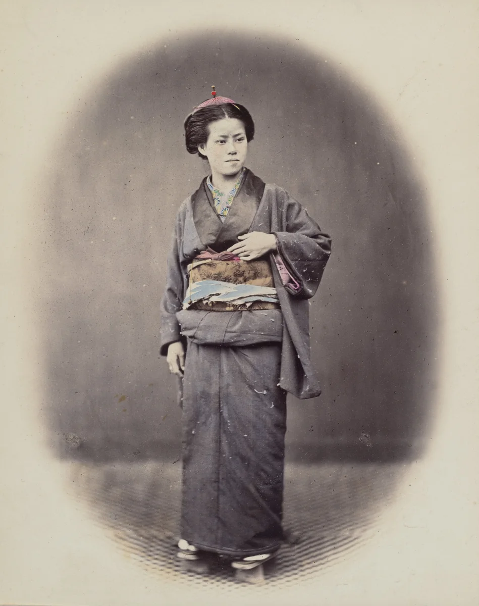 Portrait of a Woman by Felice Beato, photograph, 1868