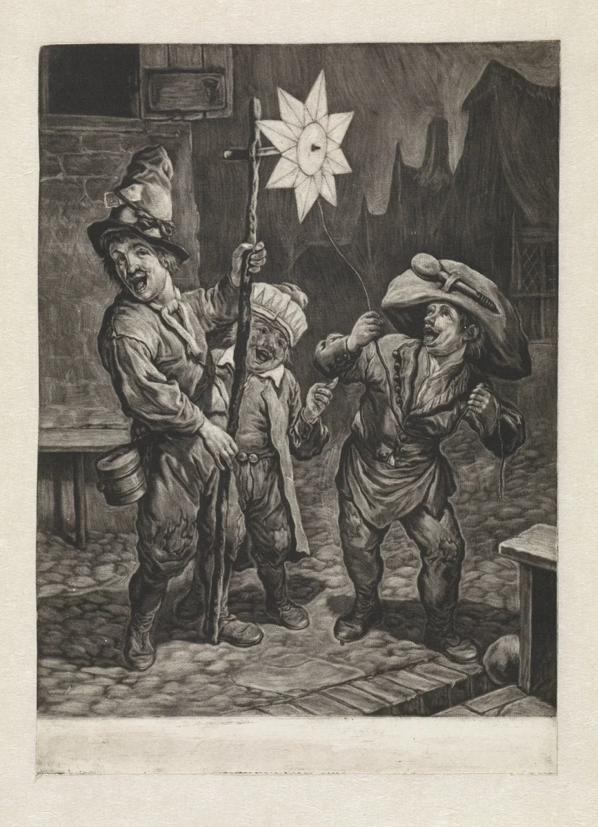 Januari by Cornelis Dusart, print, 1679-1704