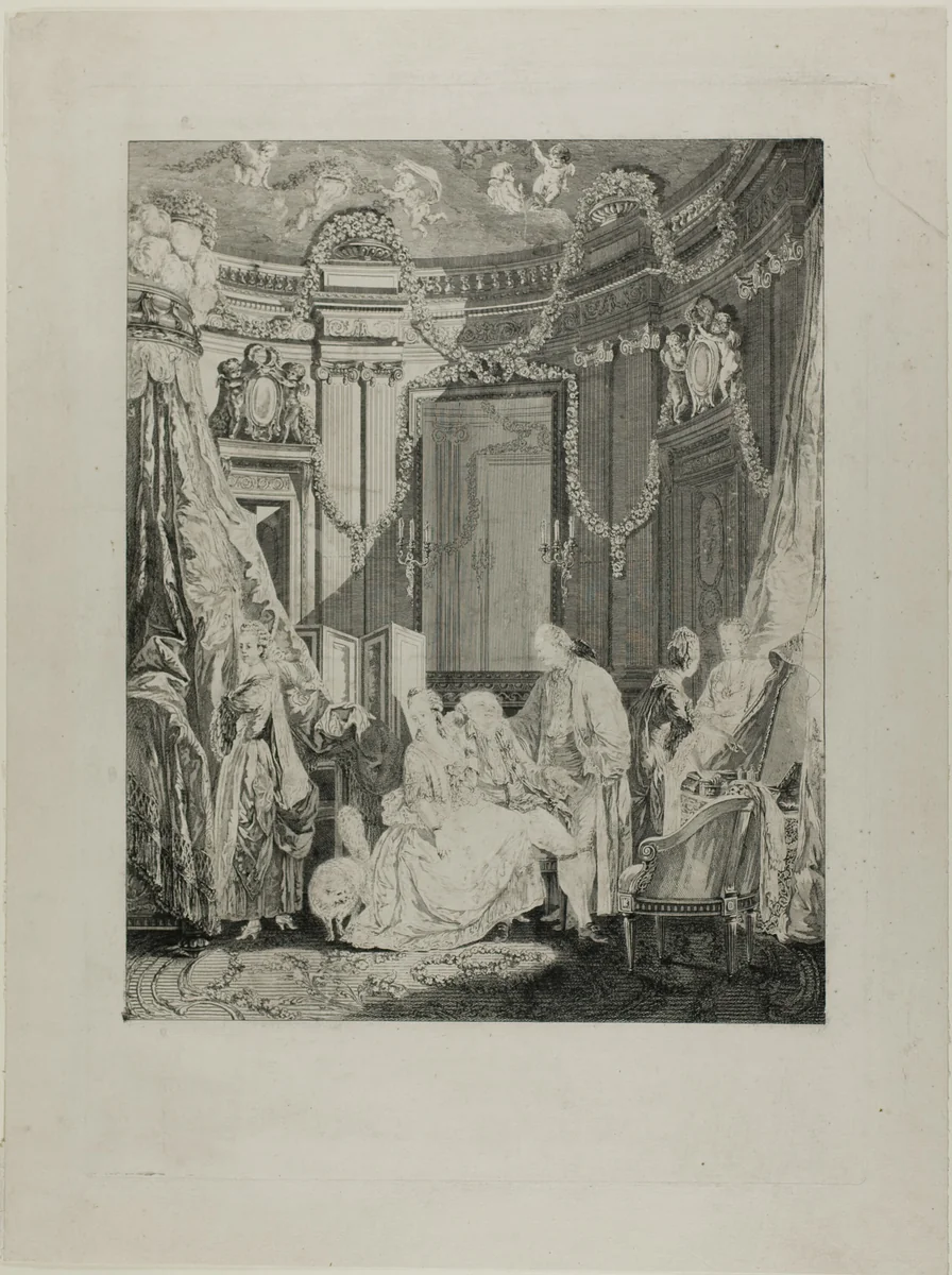 Le Lever de la Mariée by Philippe Triere
Jean Démosthène Dugourc, print, 1781
