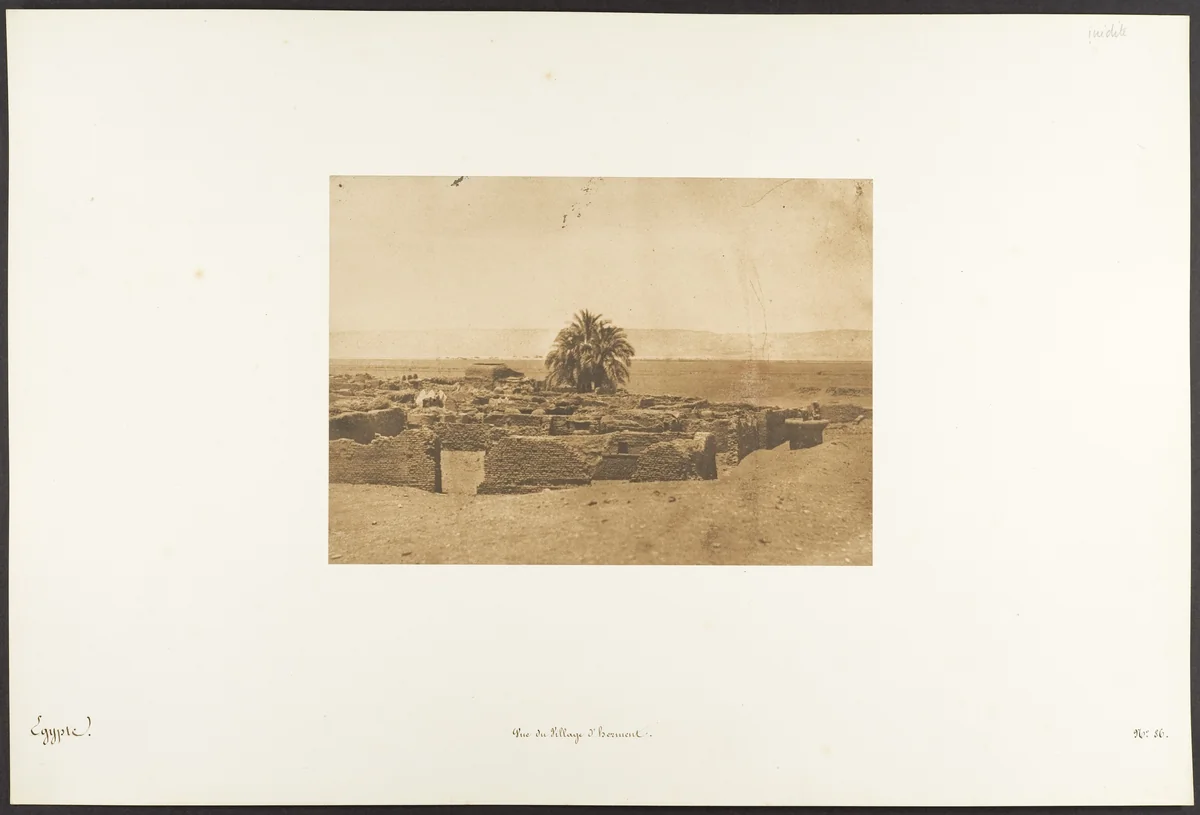 Vue du Village d'Herment by Maxime Du Camp, photograph, 1849-1850