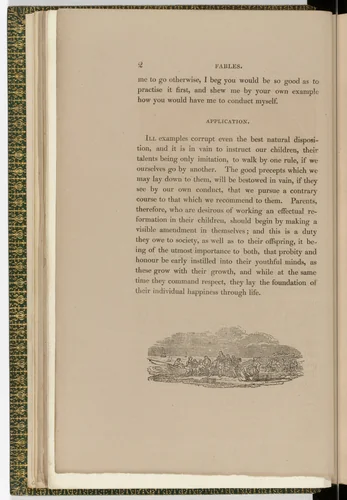 Tailpiece (page 2) from The Fables of Aesop by Thomas Bewick, illustrated book, 1818