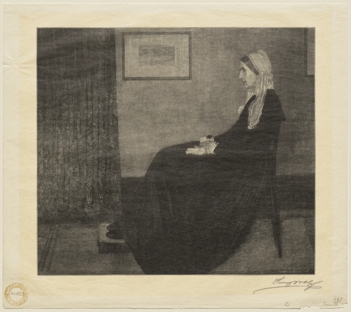My Mother by Henry Wolf, print, 1905