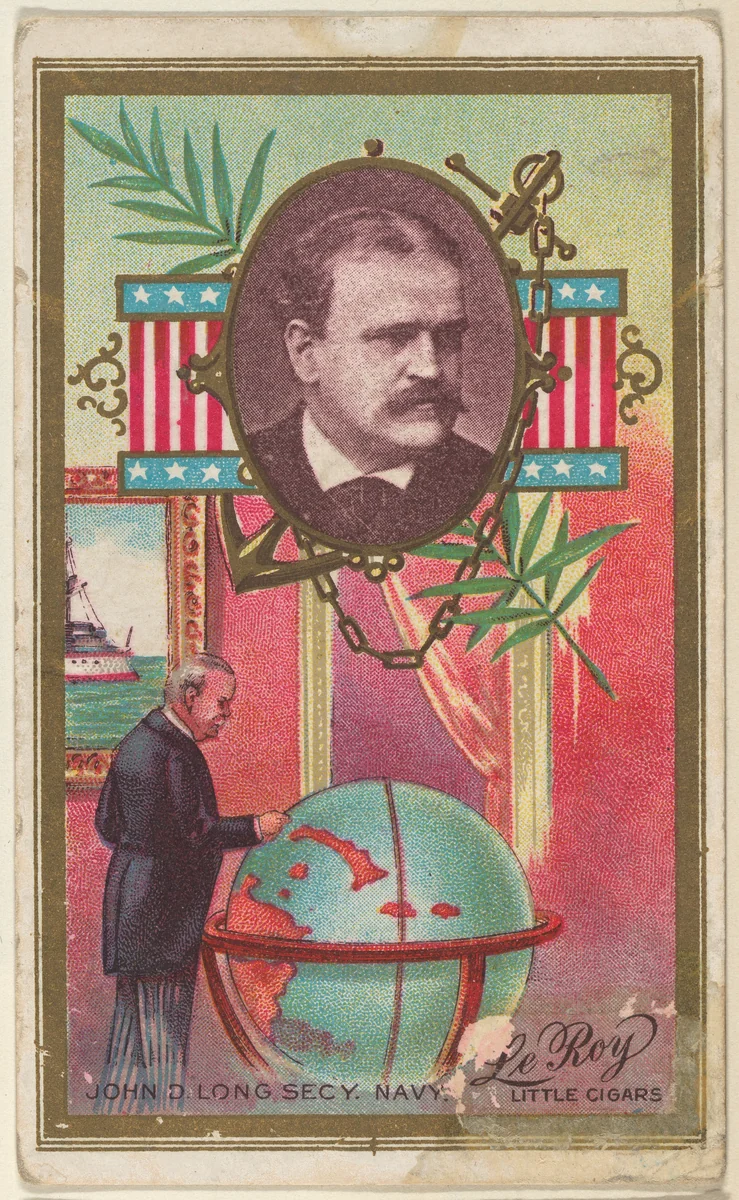 John D. Long, Secretary, U.S. Navy, from the "Generals" series (T63), issued by LeRoy Little Cigars by LeRoy Little Cigars, print, 1898-1901