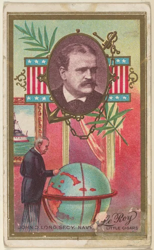 John D. Long, Secretary, U.S. Navy, from the "Generals" series (T63), issued by LeRoy Little Cigars by LeRoy Little Cigars, print, 1898-1901