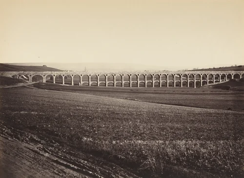 Arcades de pont sur Vanne (Arcades, Bridge over the Vanne) by Hippolyte-Auguste Collard, photograph, 1838-1887