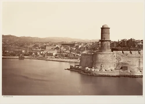 Marseille by Edouard Baldus, photograph, 1860-1862