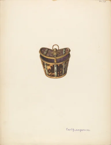 Box for Small Jewelry by Carl Buergerniss, index of american design, 1941