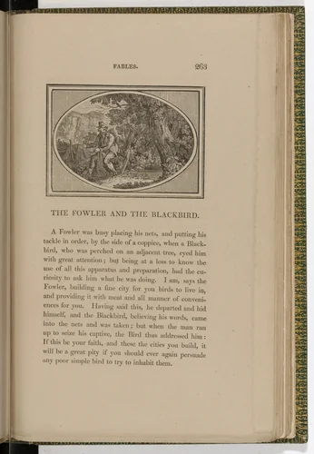 Headpiece (page 263) from The Fables of Aesop by Thomas Bewick, illustrated book, 1818
