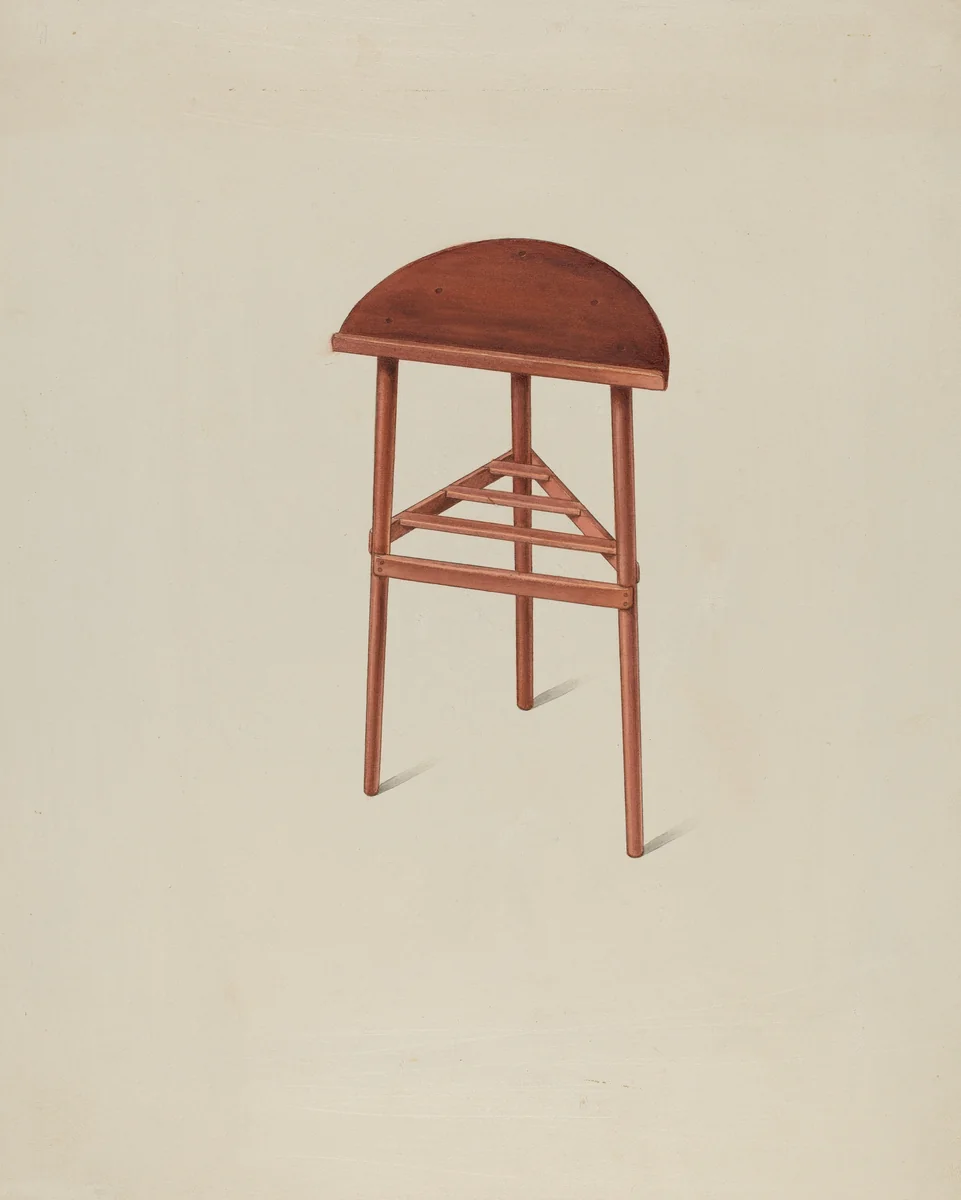 Shaker Music Rack by Alfred H. Smith, index of american design, 1936
